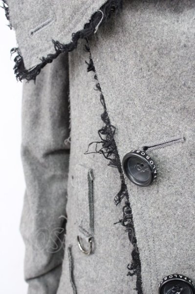 画像12: BUFFALO BOBS / ドロップドクターコート 1 グレー T-25-11-28-012-BU-ou-YM-ZT-M015 (12)