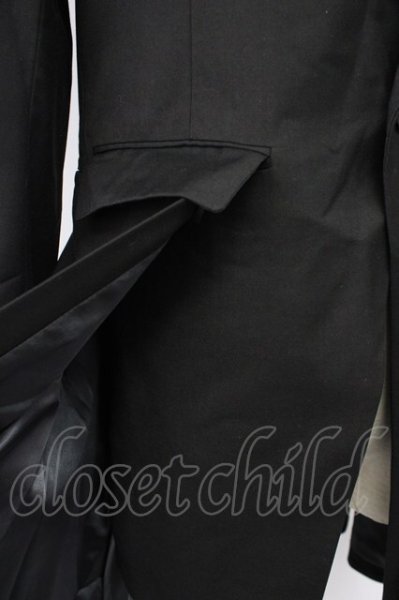 画像4: CIVARIZE / 2WAYロングテーラードジャケット 44 ブラック T-25-11-28-013-CI-ja-YM-ZT-M015 (4)