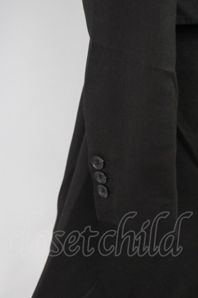 画像6: CIVARIZE / 2WAYロングテーラードジャケット 44 ブラック T-25-11-28-013-CI-ja-YM-ZT-M015 (6)