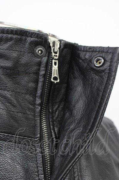 画像7: yasuyuki ishii / Luv Maison コラボ　ゴートレザースタンドネックブルゾン M ブラック T-25-11-28-014-ya-ou-YM-ZT-ML038 (7)