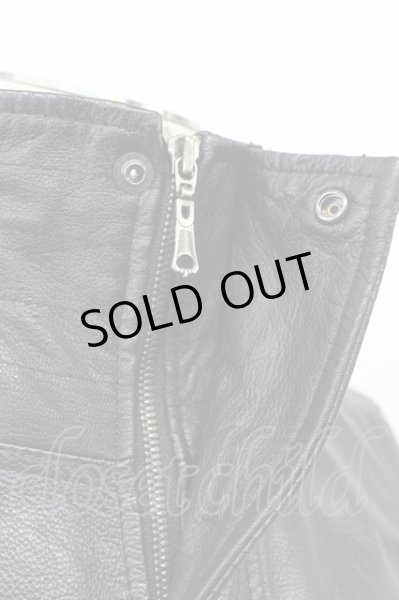 画像7: yasuyuki ishii / Luv Maison コラボ　ゴートレザースタンドネックブルゾン M ブラック T-25-11-28-014-ya-ou-YM-ZT-ML038 (7)