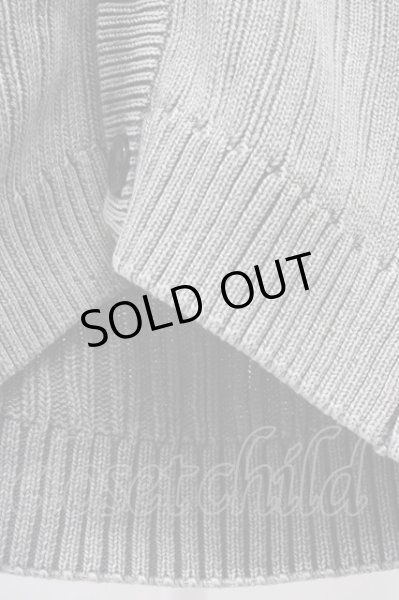 画像6: FUGA / Decidedly ブリーチニットカーディガン 46 グレー T-25-11-28-003-FU-to-YM-ZT (6)