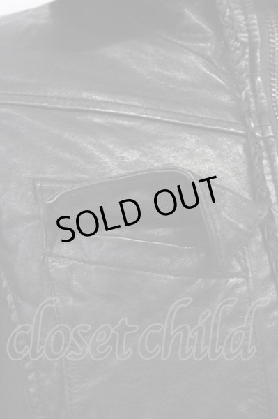 画像5: BUFFALO BOBS / WESTERNレザーパーカー 1 ブラック T-25-11-28-016-BU-ja-YM-ZT (5)