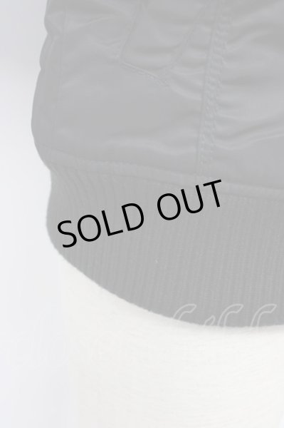 画像8: FUGA / DIAMOND DUST バイカラーN-2Bジャケット 44 ブラック T-25-11-28-017-FU-ou-YM-ZT (8)