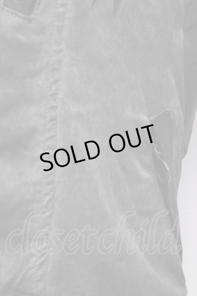 画像5: KMRii / Print Boa Hoodie Leather ブルゾン 1 ブラックｘグレー T-25-11-28-018-KM-ou-YM-ZT (5)