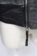 画像7: KMRii / Print Boa Hoodie Leather ブルゾン 1 ブラックｘグレー T-25-11-28-018-KM-ou-YM-ZT (7)