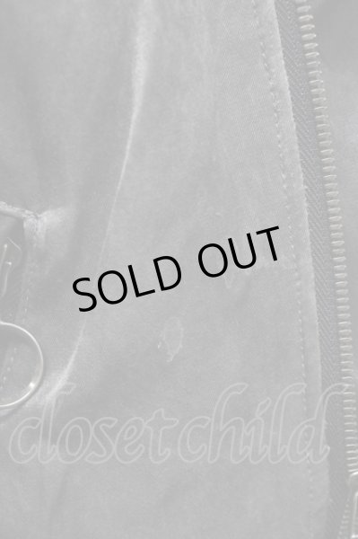 画像12: KMRii / Print Boa Hoodie Leather ブルゾン 1 ブラックｘグレー T-25-11-28-018-KM-ou-YM-ZT (12)