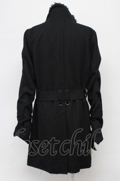 画像2: BUFFALO BOBS / ドロップドクターコート 1 ブラック T-25-11-28-019-BU-ou-YM-ZT-M015 (2)