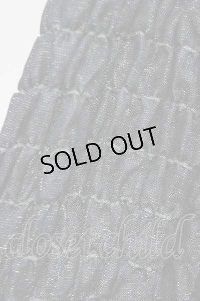 画像3: TORNADO MART / グリッターシャーリングエンボスストール  ブラックｘシルバー T-25-11-28-020-TO-0-YM-ZT (3)