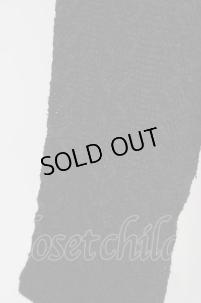 画像5: TORNADO MART / 立体編みスタンドネックニットカーディガン  ブラック T-25-11-28-004-TO-to-YM-ZT253 (5)