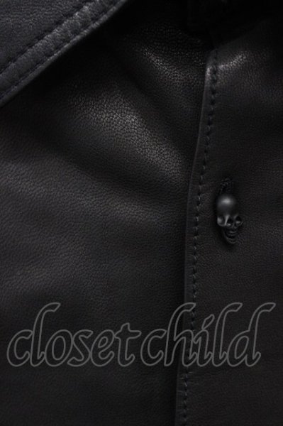 画像3: CIVARIZE / ゴートスキンスカルボタンカットオフウエスタンシャツ 44 ブラック T-25-11-28-005-CI-sh-YM-ZT-ML038 (3)