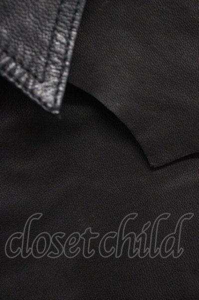 画像4: CIVARIZE / ゴートスキンスカルボタンカットオフウエスタンシャツ 44 ブラック T-25-11-28-005-CI-sh-YM-ZT-ML038 (4)