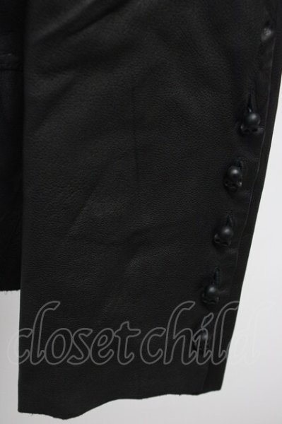 画像6: CIVARIZE / ゴートスキンスカルボタンカットオフウエスタンシャツ 44 ブラック T-25-11-28-005-CI-sh-YM-ZT-ML038 (6)