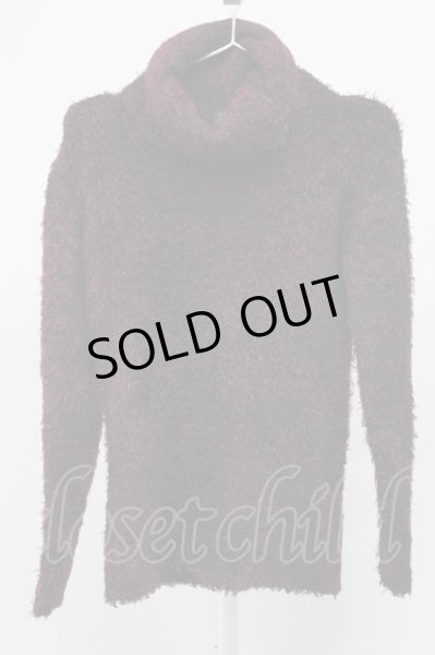 画像1: CIVARIZE / Creed 2wayフェザーヤーンZIPタートルニットソー 44 レッド T-25-11-28-002-CI-to-YM-ZT253 (1)