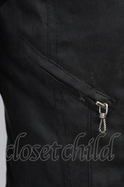 画像6: FUGA / チャイニーズラクーンファーライダースミリタリーコート 44 ブラック T-25-11-28-009-FU-ou-YM-ZT-M015 (6)