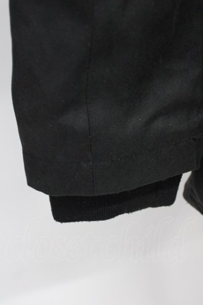 画像7: FUGA / チャイニーズラクーンファーライダースミリタリーコート 44 ブラック T-25-11-28-009-FU-ou-YM-ZT-M015 (7)