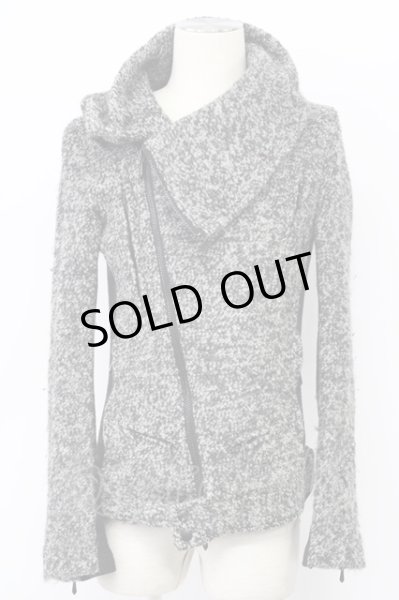 画像1: BUFFALO BOBS / アシンメトリックライダースジャケット 1 グレー T-25-11-28-011-BU-ou-YM-ZT-M015 (1)