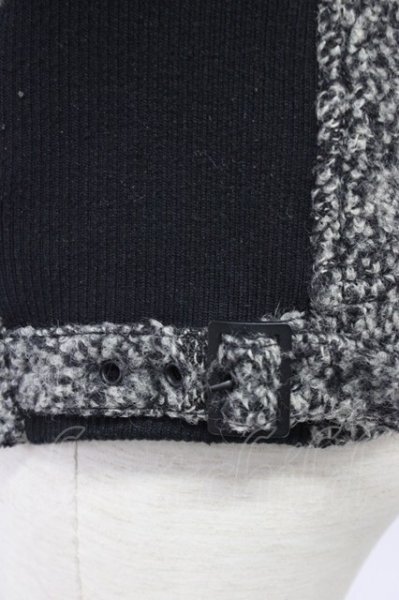 画像4: BUFFALO BOBS / アシンメトリックライダースジャケット 1 グレー T-25-11-28-011-BU-ou-YM-ZT-M015 (4)