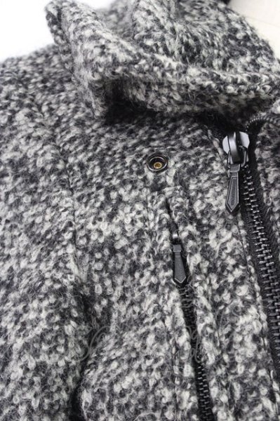 画像6: BUFFALO BOBS / アシンメトリックライダースジャケット 1 グレー T-25-11-28-011-BU-ou-YM-ZT-M015 (6)