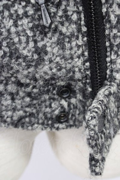 画像7: BUFFALO BOBS / アシンメトリックライダースジャケット 1 グレー T-25-11-28-011-BU-ou-YM-ZT-M015 (7)