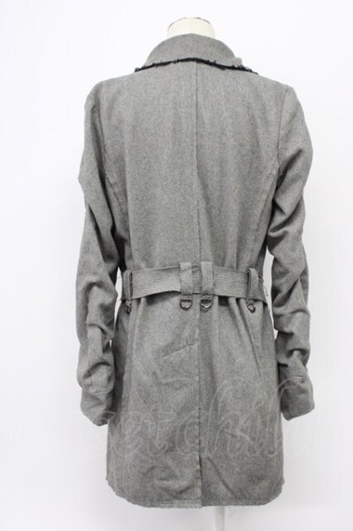 画像2: BUFFALO BOBS / ドロップドクターコート 1 グレー T-25-11-28-012-BU-ou-YM-ZT-M015 (2)