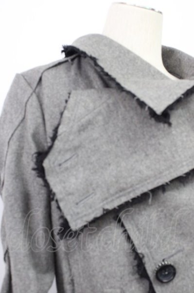 画像4: BUFFALO BOBS / ドロップドクターコート 1 グレー T-25-11-28-012-BU-ou-YM-ZT-M015 (4)