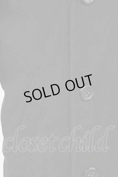 画像3: Xfrm / メルトンPコート 2 ブラック T-25-12-01-013-Xf-ou-YM-ZT (3)