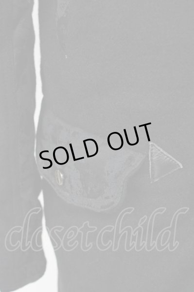 画像5: roar / ジャガード切り替えファー付きシンサレートコート 2（レディース） ブラック T-25-12-01-014-ro-ou-YM-ZT (5)