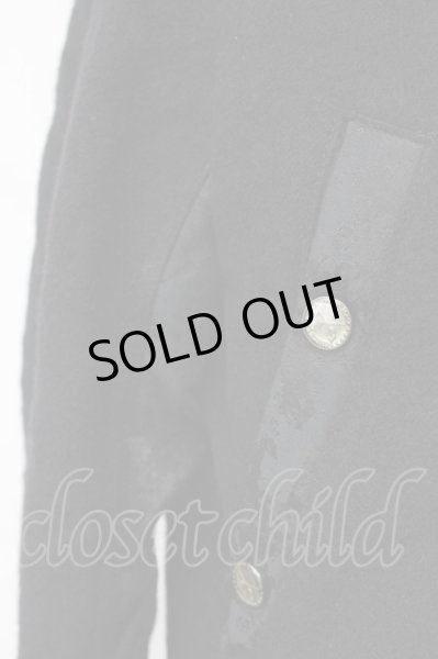 画像6: roar / ジャガード切り替えファー付きシンサレートコート 2（レディース） ブラック T-25-12-01-014-ro-ou-YM-ZT (6)