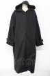 画像1: NIL DUE / NIL UN TOKYO / LONG HOODIE OVER COAT F ブラック T-25-12-01-015-NI-ja-YM-ZT (1)