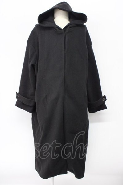 画像1: NIL DUE / NIL UN TOKYO / LONG HOODIE OVER COAT F ブラック T-25-12-01-015-NI-ja-YM-ZT (1)