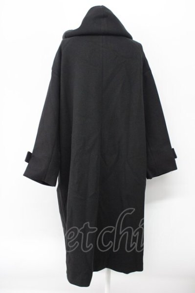 画像2: NIL DUE / NIL UN TOKYO / LONG HOODIE OVER COAT F ブラック T-25-12-01-015-NI-ja-YM-ZT (2)