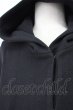 画像4: NIL DUE / NIL UN TOKYO / LONG HOODIE OVER COAT F ブラック T-25-12-01-015-NI-ja-YM-ZT (4)
