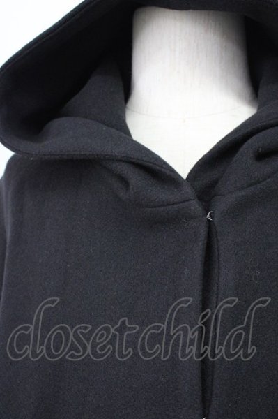 画像4: NIL DUE / NIL UN TOKYO / LONG HOODIE OVER COAT F ブラック T-25-12-01-015-NI-ja-YM-ZT (4)