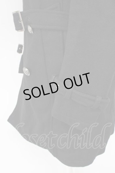 画像3: GOSTAR DE FUGA / InYourHand ファー襟コート 44 ブラック T-25-12-01-016-GO-ou-YM-ZT (3)