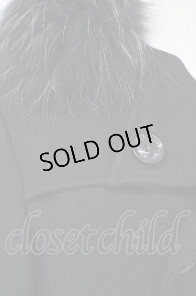 画像4: GOSTAR DE FUGA / InYourHand ファー襟コート 44 ブラック T-25-12-01-016-GO-ou-YM-ZT (4)