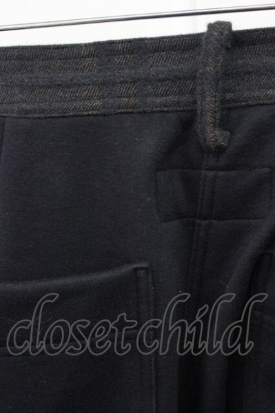 画像7: SHARE SPIRIT / アルパカウールコンビネーションサルエルパンツ M ネイビーｘｘグレー T-25-12-01-017-SH-pa-YM-ZT (7)