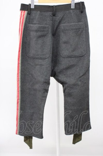 画像2: SHARE SPIRIT / コンビネーションサイドラインサルエルパンツ M チャコール T-25-12-01-018-SH-pa-YM-ZT (2)