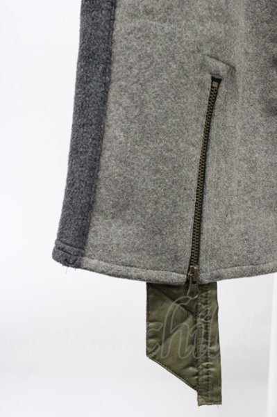 画像4: SHARE SPIRIT / コンビネーションサイドラインサルエルパンツ M チャコール T-25-12-01-018-SH-pa-YM-ZT (4)