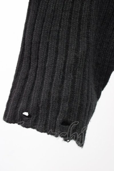 画像5: NOVESSEL / セーフティーピンニットプルオーバー  ブラック T-25-12-01-003-0-to-YM-ZT (5)