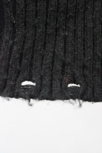 画像6: NOVESSEL / セーフティーピンニットプルオーバー  ブラック T-25-12-01-003-0-to-YM-ZT (6)