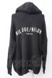 画像2: NIL DUE / NIL UN TOKYO / EMBROIDERY KNIT HOODIE パーカー F ブラック T-25-12-01-004-NI-ja-YM-ZT (2)