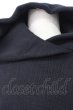 画像3: NIL DUE / NIL UN TOKYO / EMBROIDERY KNIT HOODIE パーカー F ブラック T-25-12-01-004-NI-ja-YM-ZT (3)