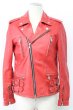 画像1: Moonage Devilment / カウレザーダブルライダースジャケット 44 レッド T-25-12-01-005-Mo-ou-YM-ZT (1)