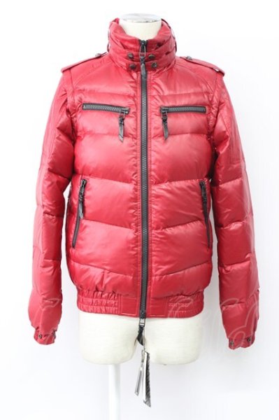 画像1: Roen / 2WAYースダウンジャケット 44 レッド T-25-12-01-006-Ro-ou-YM-ZT (1)