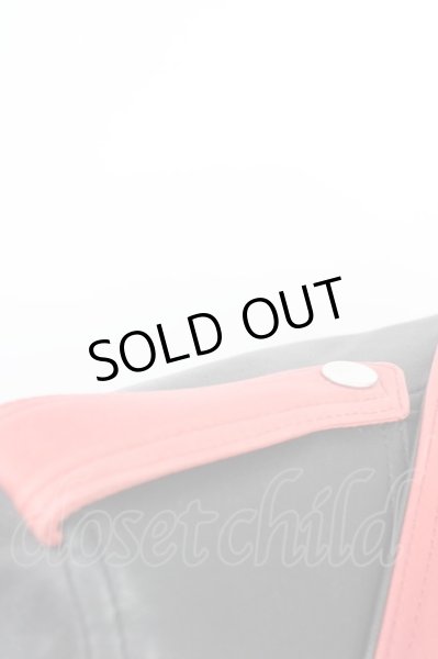 画像6: Moonage Devilment / コンビレザーダブルライダースジャケット 44 レッドｘブラック T-25-12-01-007-Mo-ou-YM-ZT-ML020 (6)