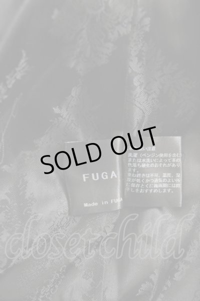 画像9: FUGA / カウハイドスタンドネックシングルライダースジャケット 44 ブラック T-25-12-01-009-FU-ja-YM-ZT-ML015 (9)