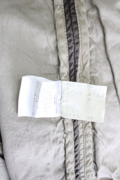 画像9: SHARE SPIRIT / ストライプモッズコート 36（レディース） グレーｘライトグレー T-25-12-01-012-SH-ou-YM-ZT (9)