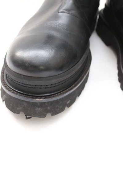 画像8: NO ID. / サイドゴアロングブーツ 42（約27.5cm ブラック T-25-12-04-015-NO-sho-YM-ZT (8)