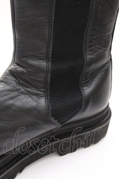 画像10: NO ID. / サイドゴアロングブーツ 42（約27.5cm ブラック T-25-12-04-015-NO-sho-YM-ZT (10)